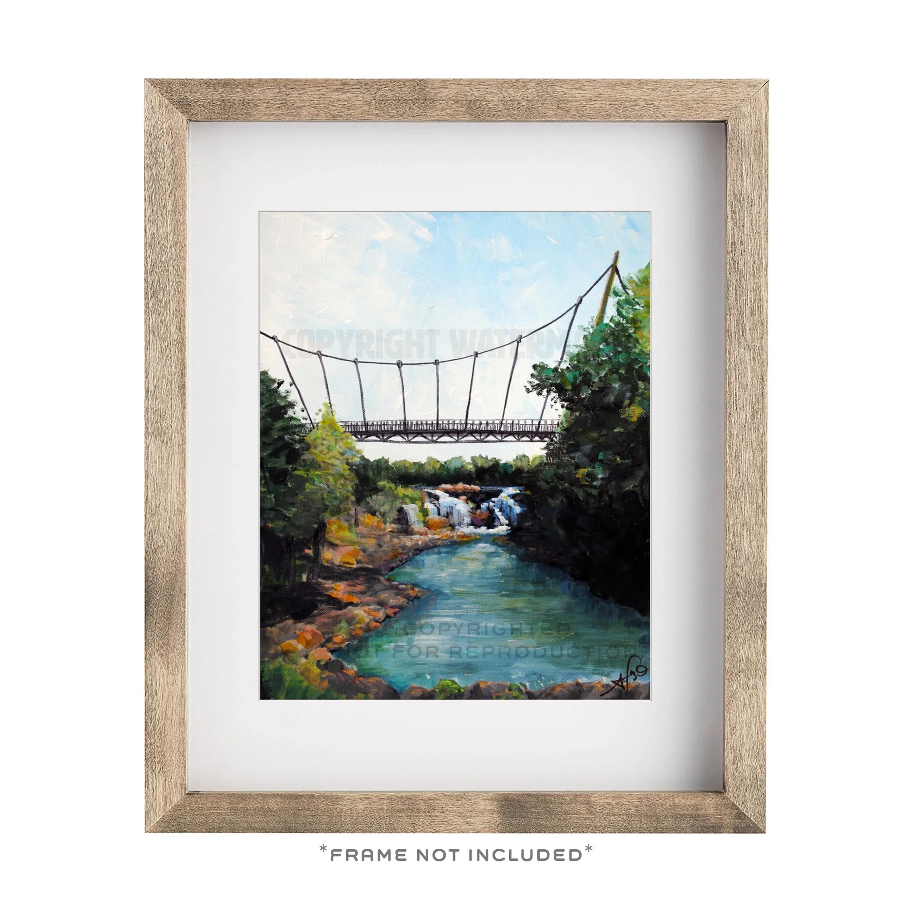 Dove、Lake Afternoon、希少画集画、新品額付 Day+in+the+park,+Framed.jpg?